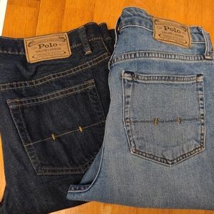 2 Pairs of Boys Polo Jeans for $40! Worn 1x if that no stains rips